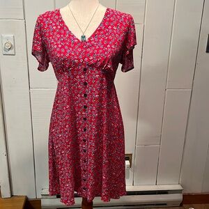 Mason & Belle Lyla Button Detail Dress